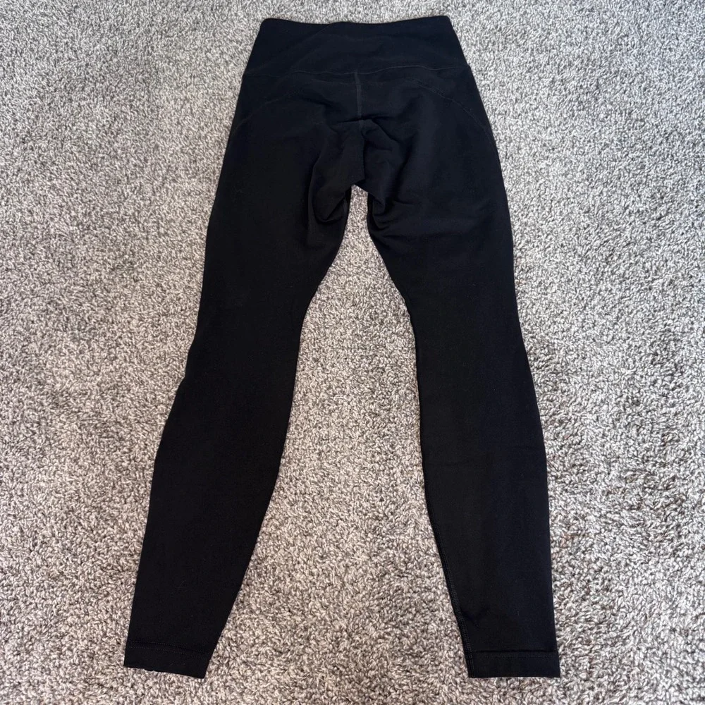 Athleta Textured Moto Ribbing Functional Ankle Zippers Women's XS Black Leggings